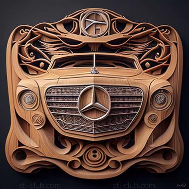 3D мадэль Mercedes Benz T80 (STL)